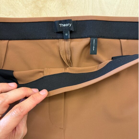 Theory - Pull on Stretch Cropped Pants - Picture 4 of 5